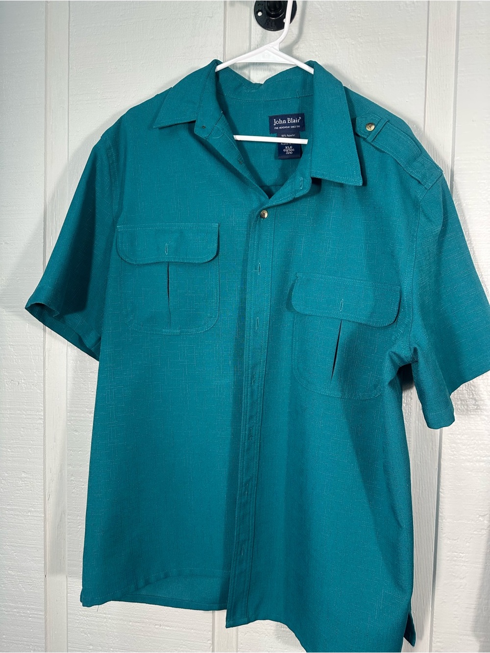 John’s Blair Vintage Men’s Button Down Leisure Wear Shirt Size XL EUC